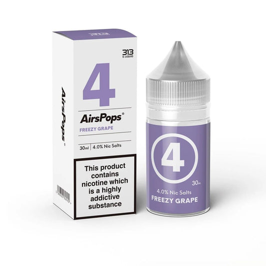 A Look at the AirsPops Freezy Grape 30ML Salts - Downtown Vapoury