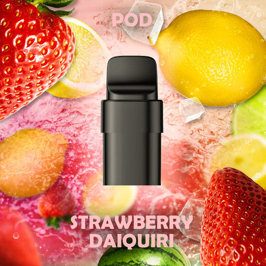 E-XHALE Strawberry Daiquiri Pod: A Burst of Flavour in Every Puff - Downtown Vapoury