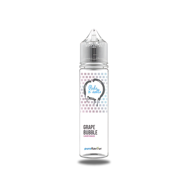 Pods 'n Salt Grape Bubble 60ml (Long Fill)