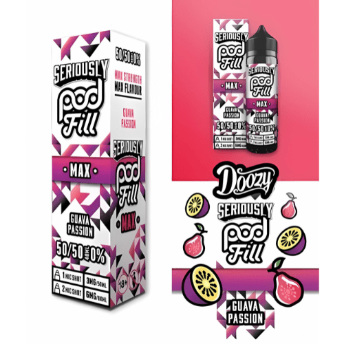 Doozy Seriously Pod Fill Max Guava Passion 60ml Salts