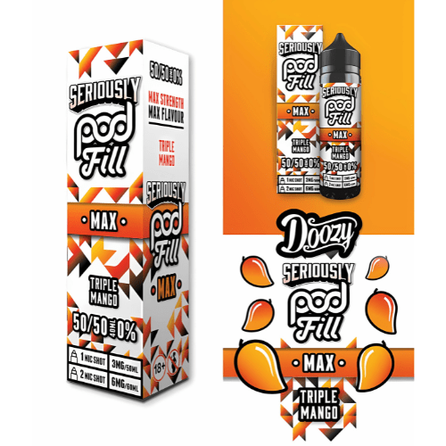 Doozy Seriously Pod Fill Max Triple Mango 60ml Salts